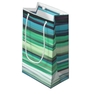 Abstract #2: Aqua blue blue blur Kleine Geschenktüte
