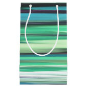 Abstract #2: Aqua blue blue blur Kleine Geschenktüte (Vorderseite)