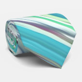 Abstract #2: Aqua blue blue blur Krawatte (Gerollt)