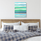 Abstract #2: Aqua blue blue blur Leinwanddruck (Insitu (Schlafzimmer))