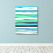 Abstract #2: Aqua blue blue blur Leinwanddruck (Insitu (Holzboden))