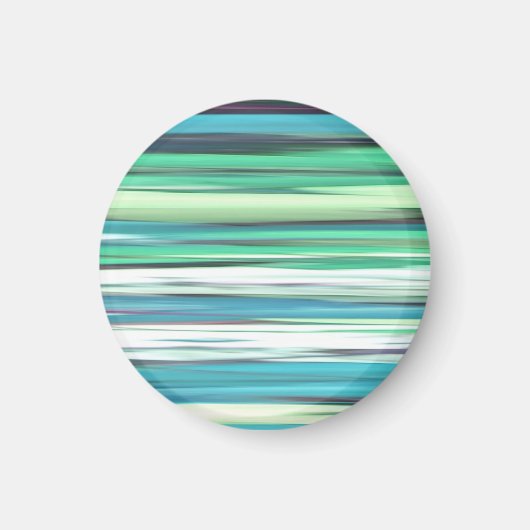 Abstract #2: Aqua blue blue blur Magnet (Vorne)