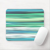 Abstract #2: Aqua blue blue blur Mousepad (Mit Mouse)