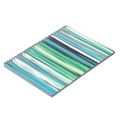 Abstract #2: Aqua blue blue blur Notizblock (Linke Seite)