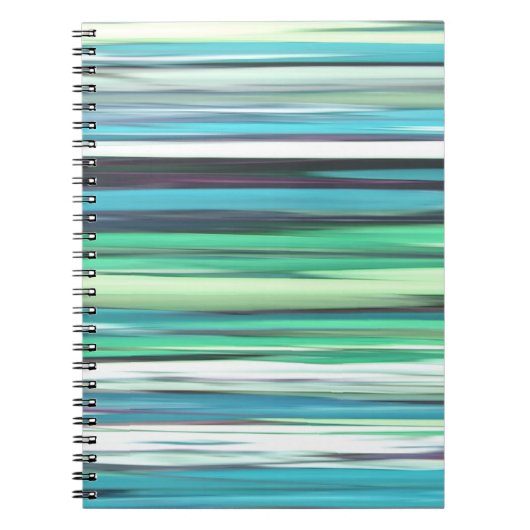 Abstract #2: Aqua blue blue blur Notizblock (Vorderseite)