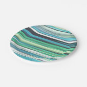 Abstract #2: Aqua blue blue blur Pappteller (Schrägansicht)