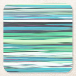 Abstract #2: Aqua blue blue blur Rechteckiger Pappuntersetzer