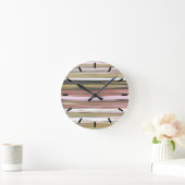 Abstract #2: Autumn Fall colors blur Runde Wanduhr (Zuhause)