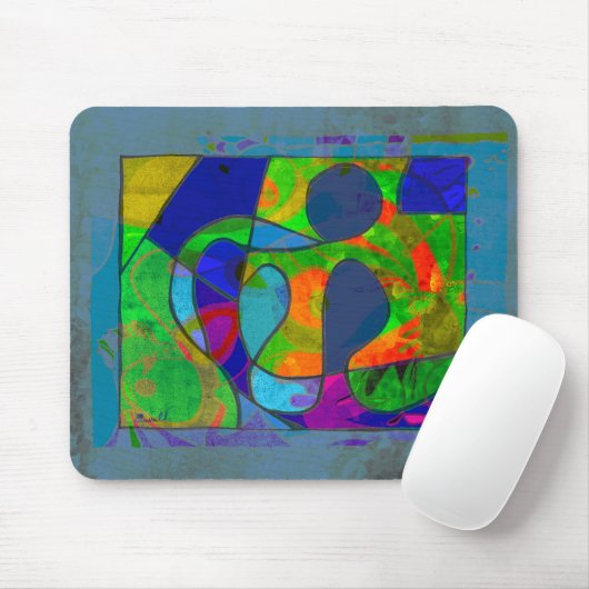 Abstract 6 Mousepad (Mit Mouse)