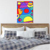 Abstract #71 leinwanddruck (Insitu (Schlafzimmer))