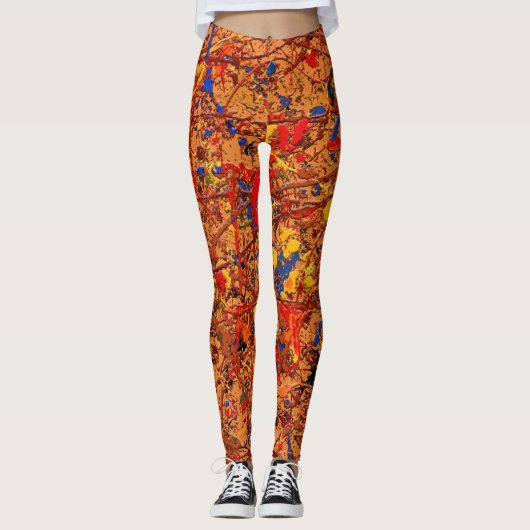 Abstract #725 leggings (Vorderseite)