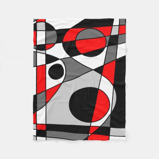 Abstract #73 fleecedecke (Vorderseite)