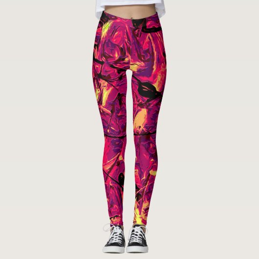 Abstract #787 leggings (Vorderseite)