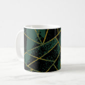 Abstract #941 Grün Kaffeetasse (Vorderseite Links)