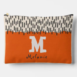 Abstract aesthetic 20s minimal vintage Monogram  Zubehörtasche