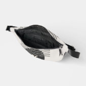 Abstract aesthetic minimal Monogram Modern Bauchtasche (Offen)