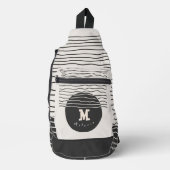 Abstract aesthetic minimal Monogram Modern Crossbody Bag (Vorderseite)