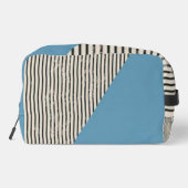 Abstract  aesthetic minimal trendy Monogram  Waschbeutel (Rückseite)