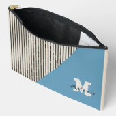 Abstract  aesthetic minimal trendy Monogram  Zubehörtasche (Offen)