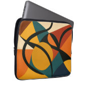 Abstract African Print Laptopschutzhülle (Vorne Rechts)