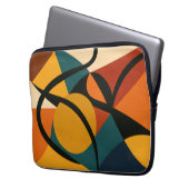 Abstract African Print  Laptopschutzhülle (Vorderseite Links)