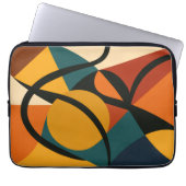 Abstract African Print Laptopschutzhülle (Vorderseite)