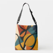 Abstract African Tote Tragetaschen Mit Langen Trägern (Rückseite)