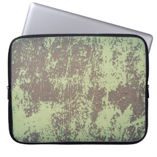 Abstract aged aluminum laptopschutzhülle