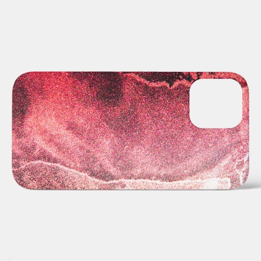 Abstract Alcohol Ink Painting Modern Art Backgroun Case-Mate iPhone Hülle (Rückseite (Horizontal))