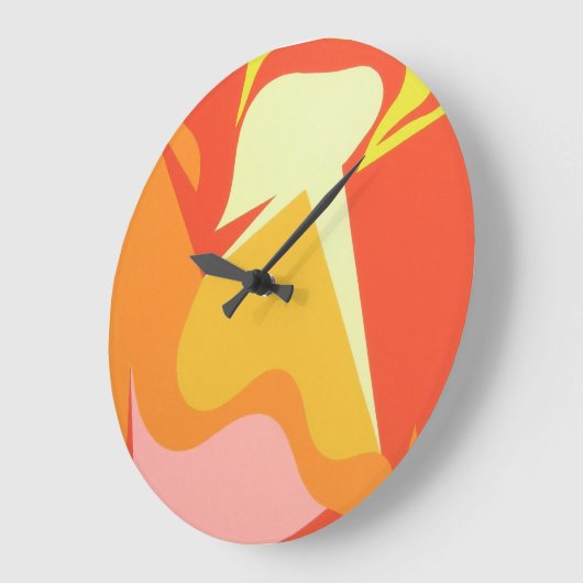 Abstract Alien Radiance Wall Clock Große Wanduhr (Winkel)