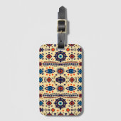 Abstract All-Seeing Eye Magical Pattern  Gepäckanhänger (Vorderseite Vertikal)