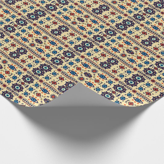 Abstract All-Seeing Eye Magical Pattern  Geschenkpapier (Ecke)