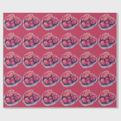 Abstract Apples Geschenkpapier (Flach)