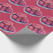 Abstract Apples Geschenkpapier (Ecke)