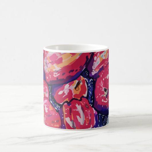 Abstract Apples Kaffeetasse (Mittel)