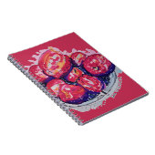 Abstract Apples Notizblock (Rechte Seite)