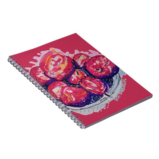 Abstract Apples Notizblock (Rechte Seite)