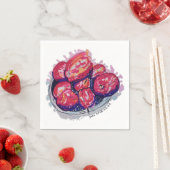 Abstract Apples Serviette (Beispiel)