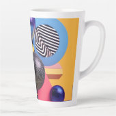 Abstract arrangement with colorful spheres milchtasse (Rechts)