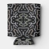 Abstract Arrow Grunge Pattern And Soft Pastels Dosenkühler (Vorderseite)