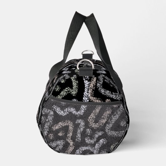 Abstract Arrow Grunge Pattern And Soft Pastels Duffle Bag (Rechts)