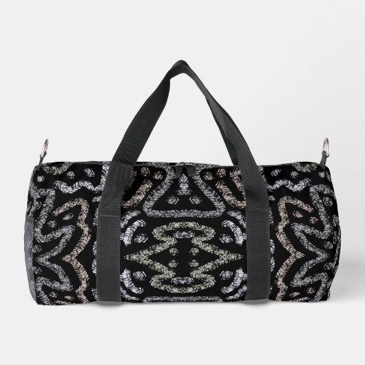 Abstract Arrow Grunge Pattern And Soft Pastels Duffle Bag (Rückseite)