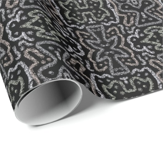 Abstract Arrow Grunge Pattern And Soft Pastels Geschenkpapier (Rolleneckpunkt)