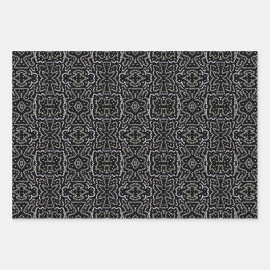 Abstract Arrow Grunge Pattern And Soft Pastels Geschenkpapier Set (Vorderseite 3)