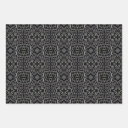 Abstract Arrow Grunge Pattern And Soft Pastels Geschenkpapier Set (Vorderseite)