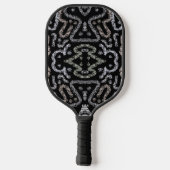 Abstract Arrow Grunge Pattern And Soft Pastels Pickleball Schläger (Rückseite)
