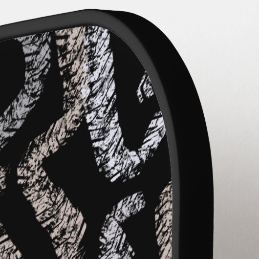 Abstract Arrow Grunge Pattern And Soft Pastels Pickleball Schläger (Linke Seite)