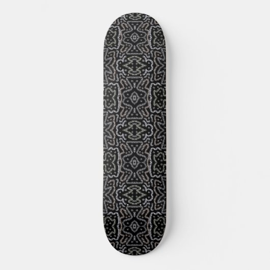 Abstract Arrow Grunge Pattern And Soft Pastels Skateboard (Vorderseite)