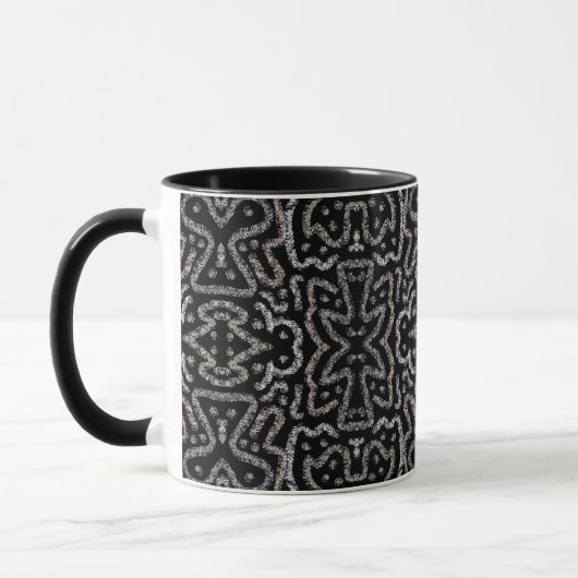 Abstract Arrow Grunge Pattern And Soft Pastels Tasse (Links)
