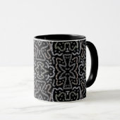 Abstract Arrow Grunge Pattern And Soft Pastels Tasse (VorderseiteRechts)